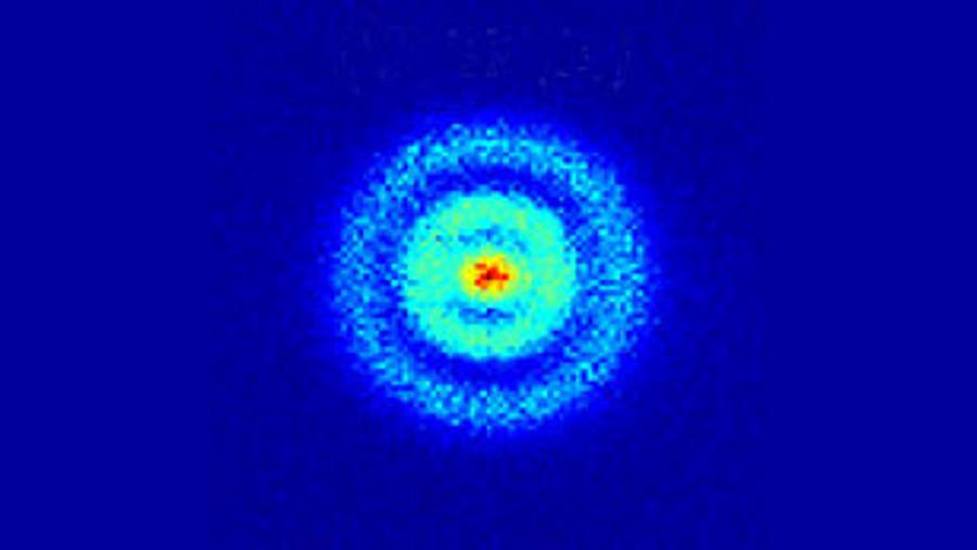 Фотография орбитальной структуры атома