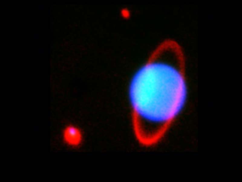 Инфракрасный снимок Урана
