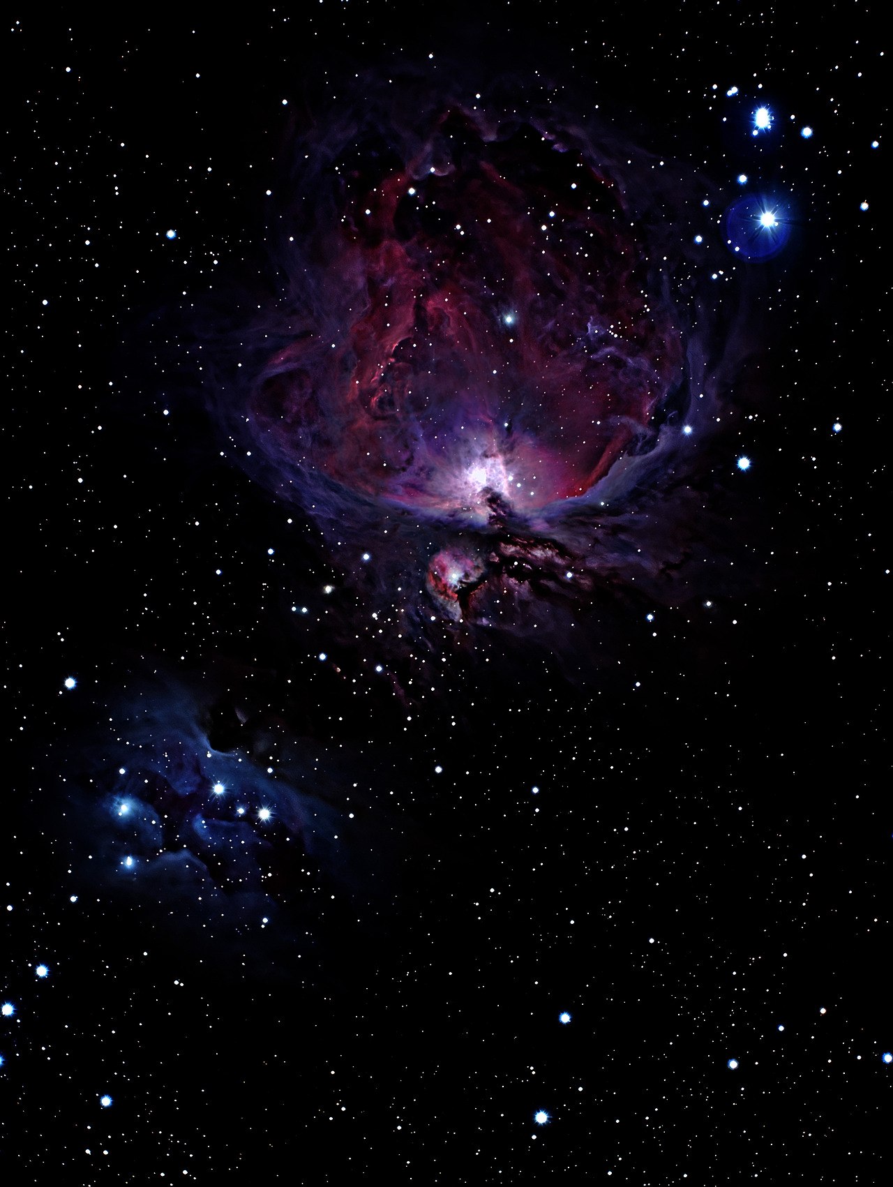 Любительский снимок туманности Ориона