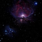 Любительский снимок туманности Ориона