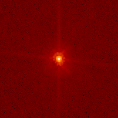 Макемаке, вид в телескоп Хаббл