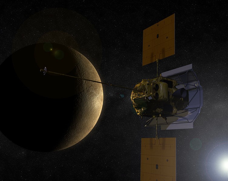 Космический аппарат MESSENGER на пути к Меркурию