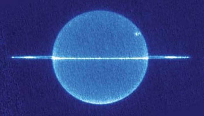 Уран, инфракрасный снимок