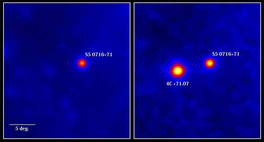 Гамма всплеск в галактике  4C 71,07