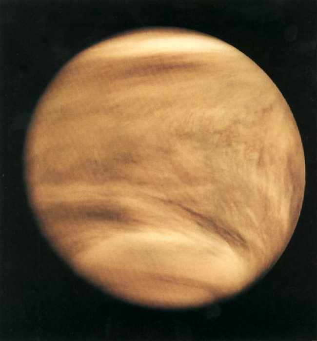 Фото Венеры, полученное космическим аппаратом Pioneer Venus