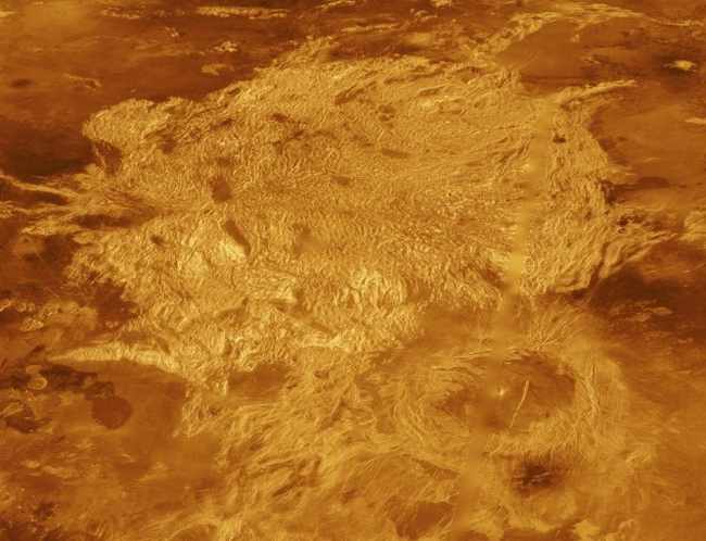 Радарное изображение Венеры