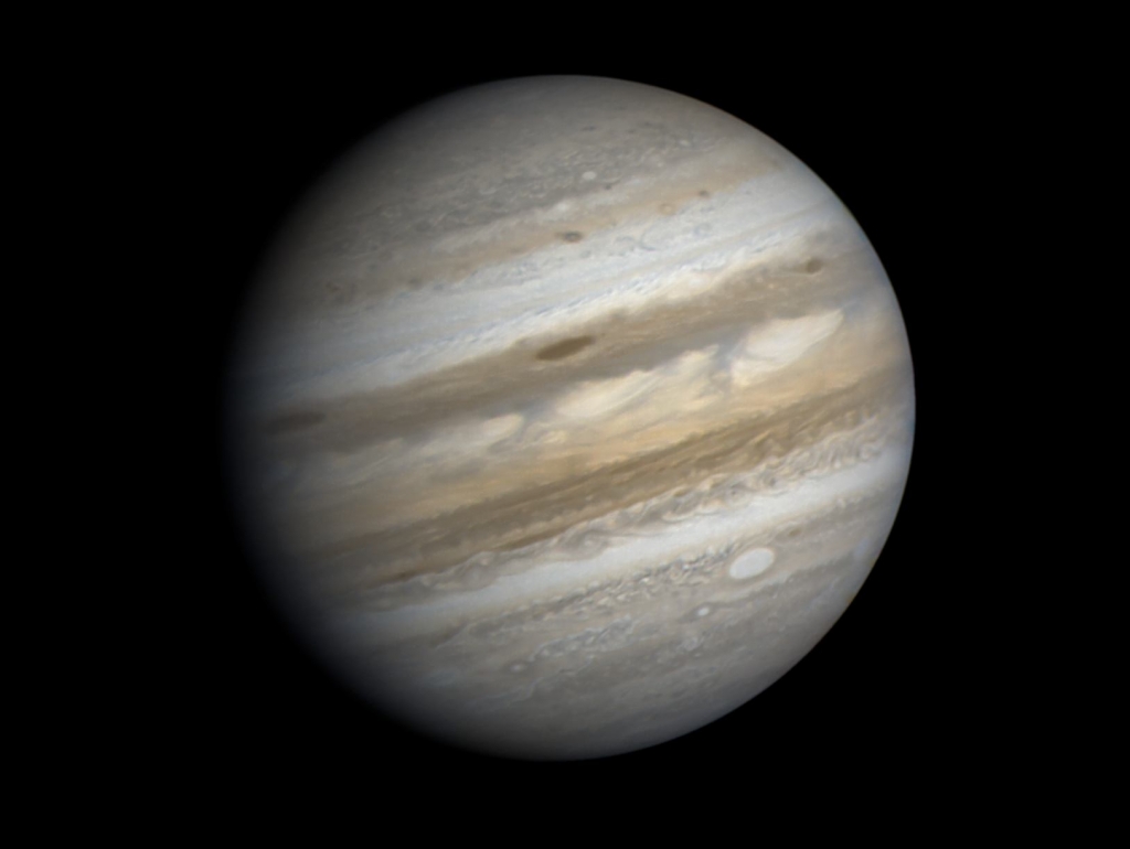 Юпитер, снимок зонда Вояджер-1