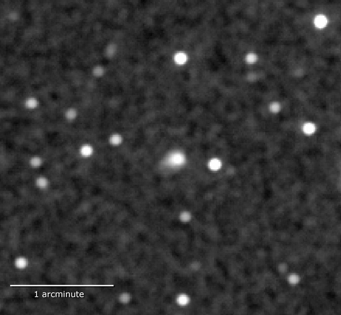 Фотография кометы ISON, полученная ультрафиолетовым телескопом Swift