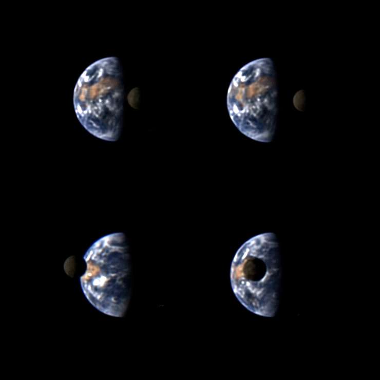 Снимки космического аппарата Deep Impact