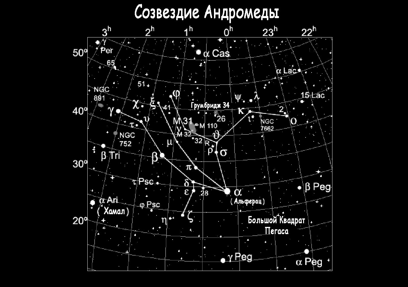 Созвездие Андромеды