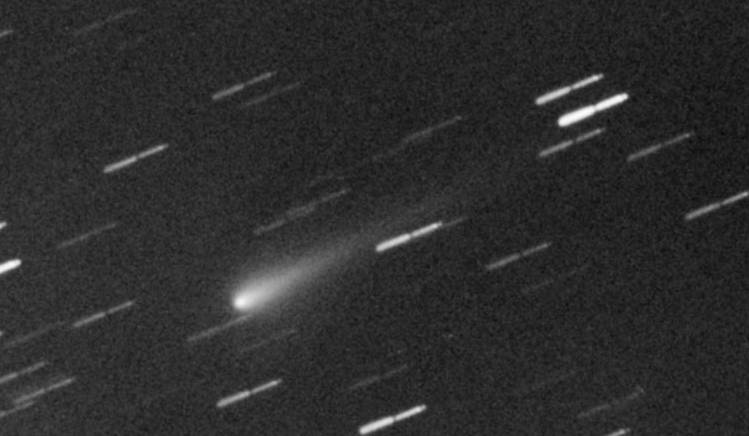 Вид кометы в любительский телескоп