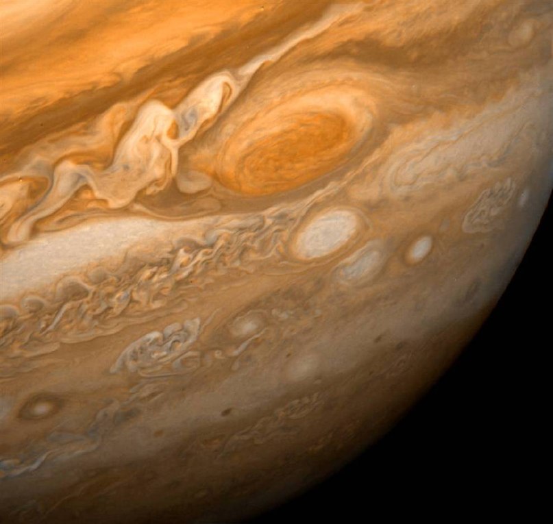 Юпитер и Большое красное пятно