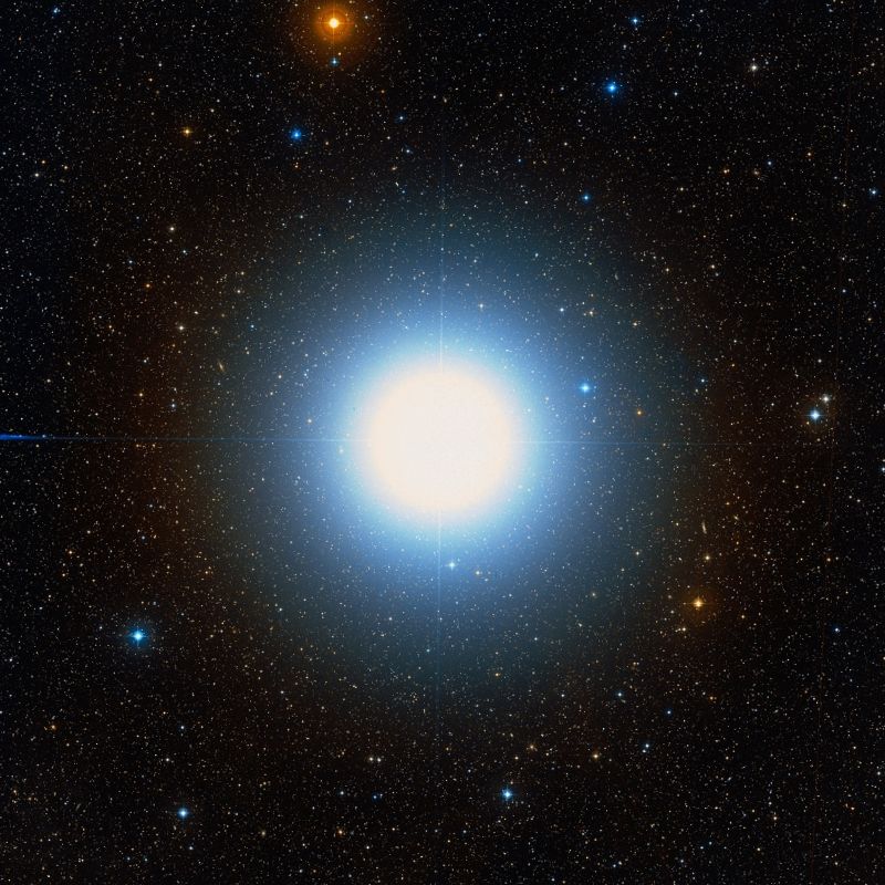 Звезда Вега, снимок ESO