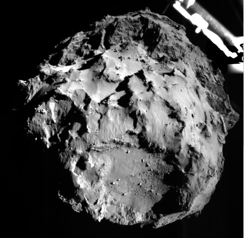 Снимок кометы в 3 км от поверхности