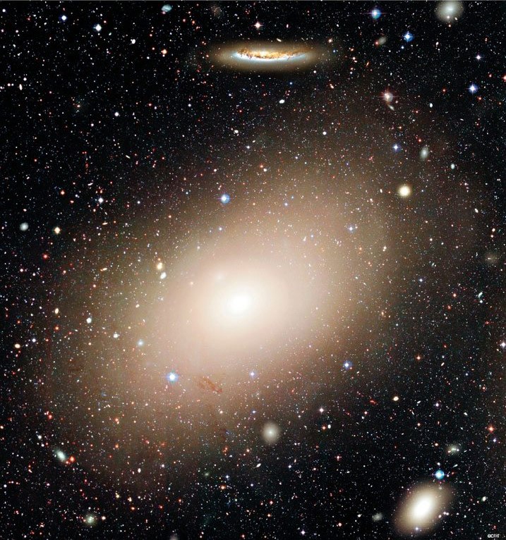 В основе Скопление Девы лежит эта гигантская галактика - Messier 86