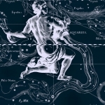 Водолей, рисунок Яна Гевелия из его атласа созвездий