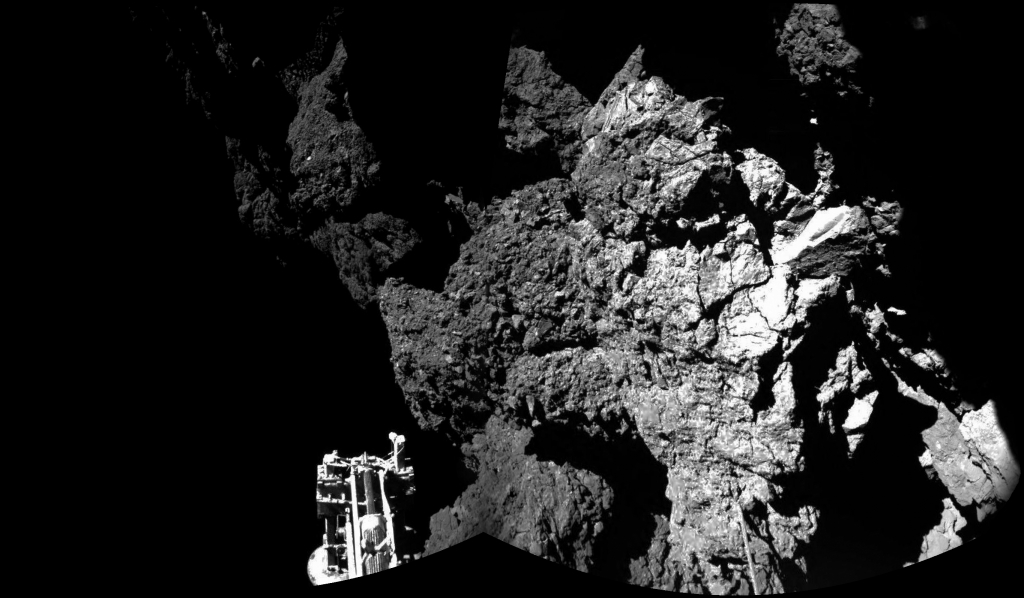 Поверхность кометы