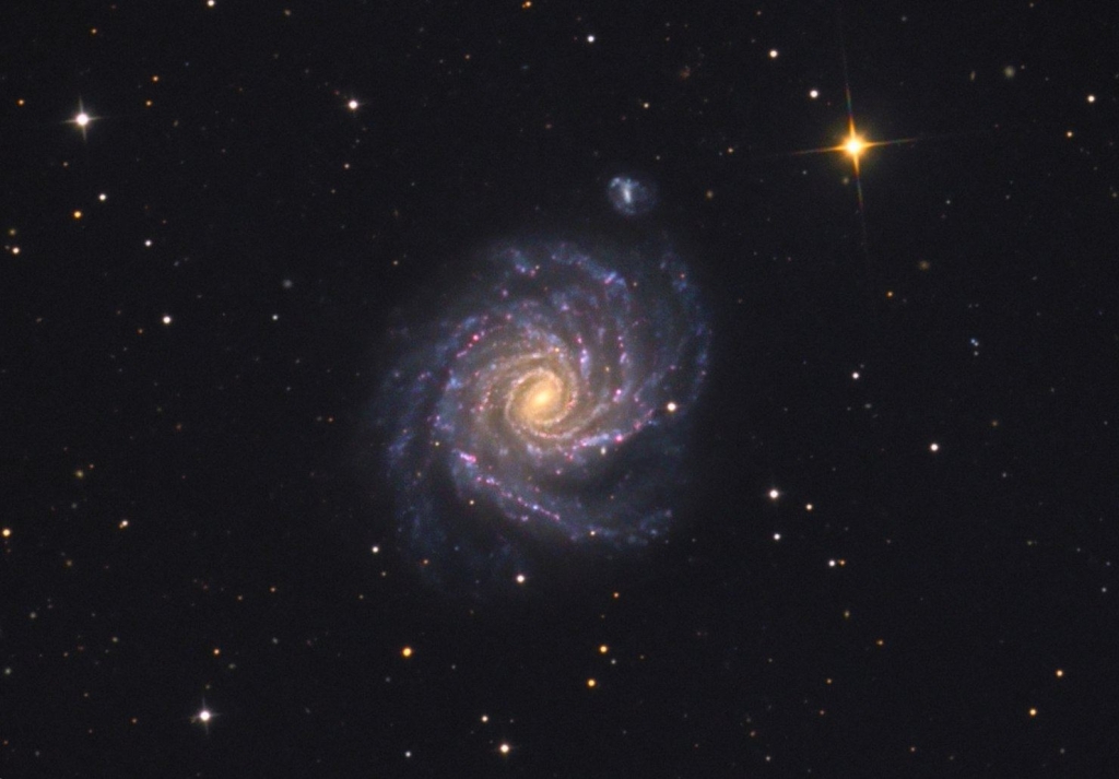 NGC 1232 - спиральная галактика с перемычкой в созвездии Эридан