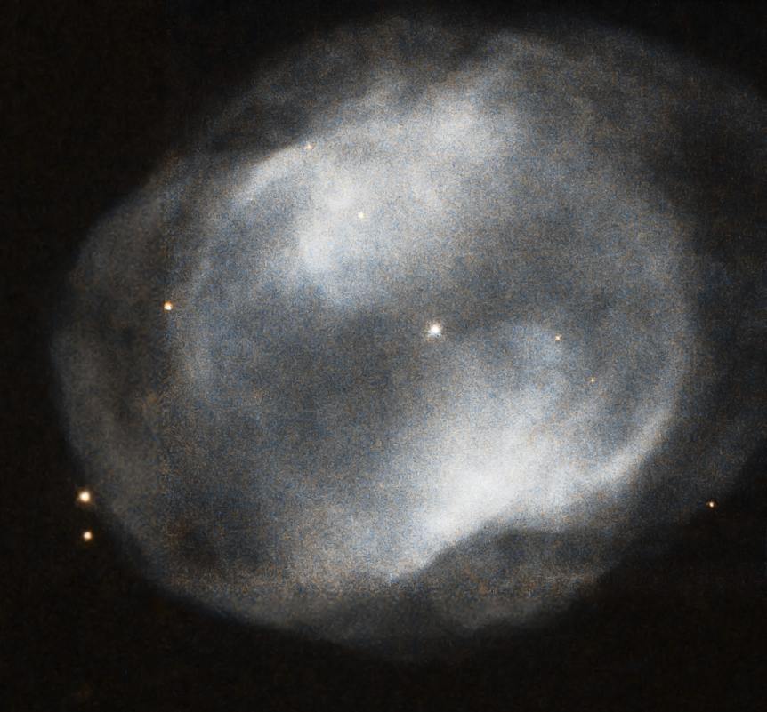 NGC 3195, автор обработки снимка Джуди Смит