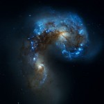 Очередная иллюстрация галактик Антенн