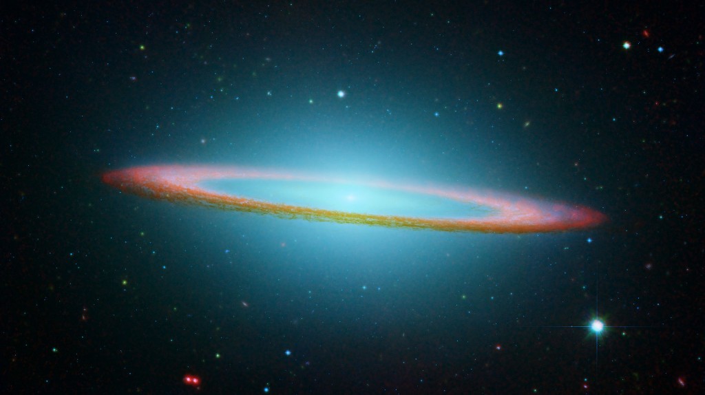M104 глазами телескопа Спитцер