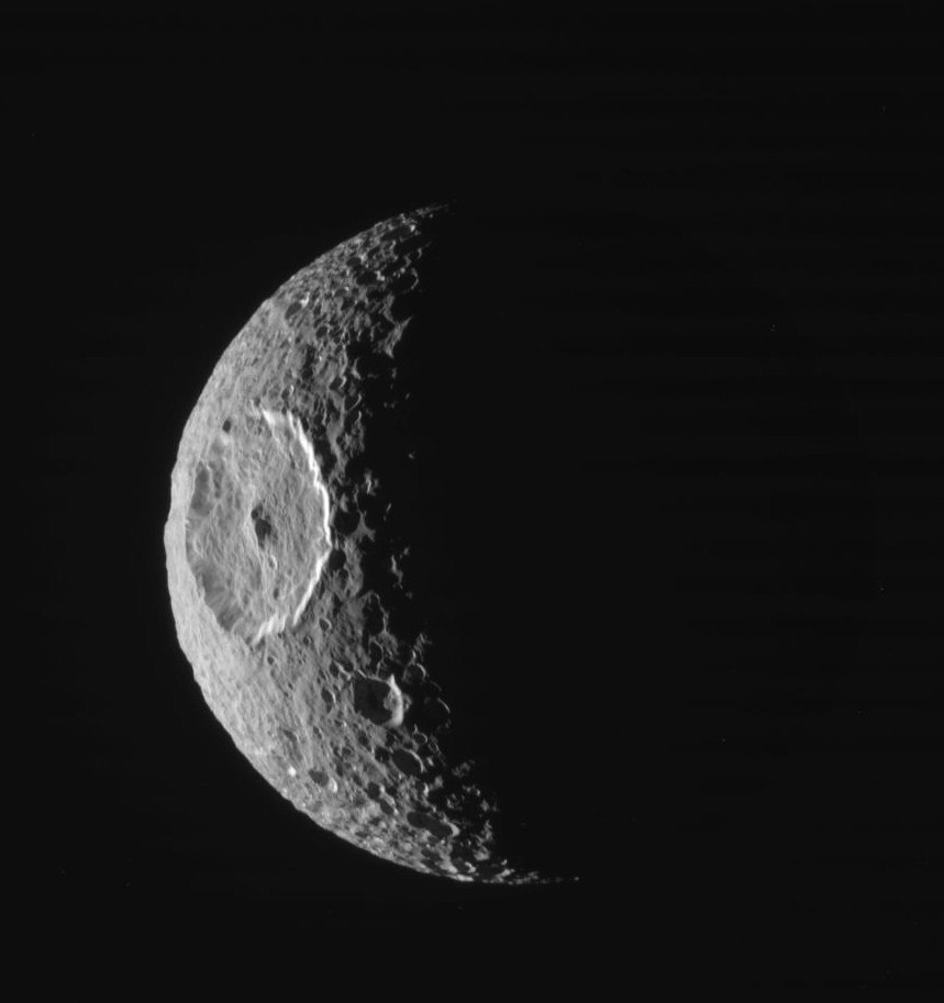 Ударный кратер Гершель на Мимасе
