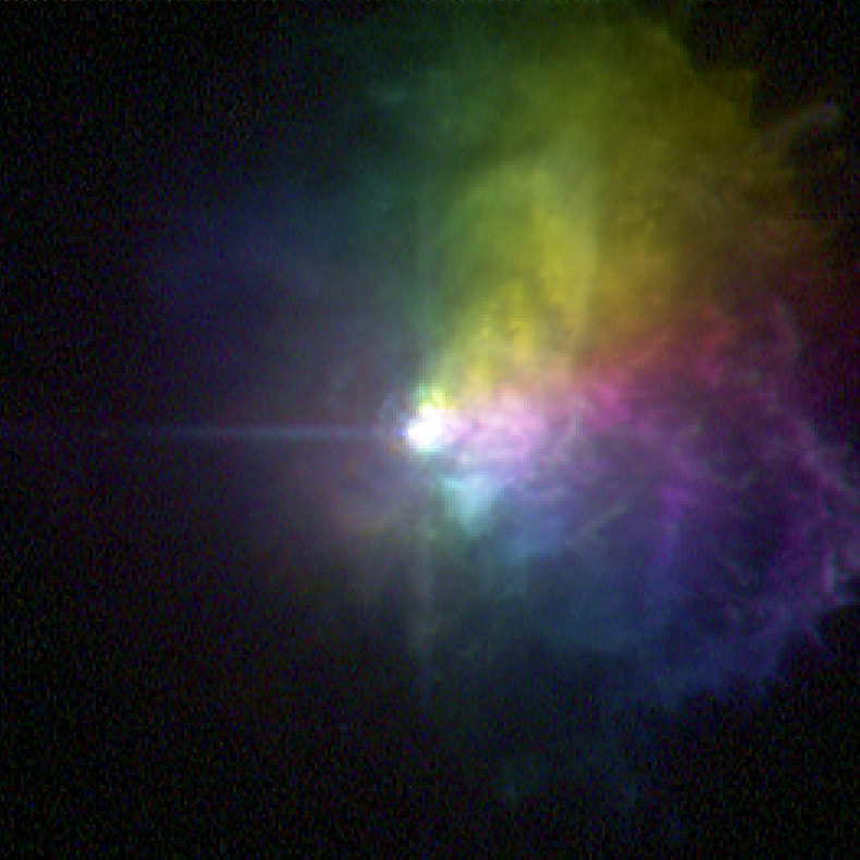 Гипергигант VY Большого Пса выбрасывает огромное количество газа во время своей вспышки
