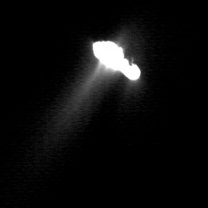 Джеты бьющие из кометы