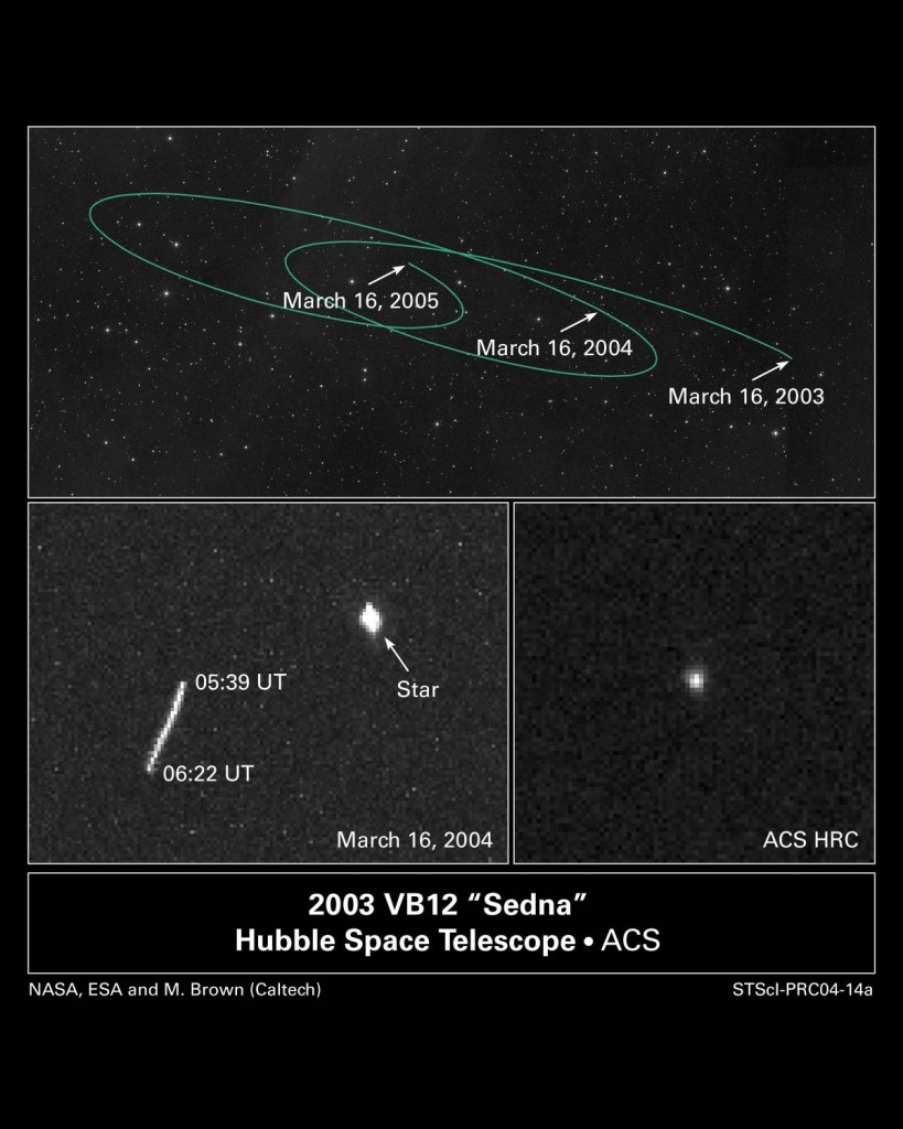 Наблюдение Седны телескопом Хаббл