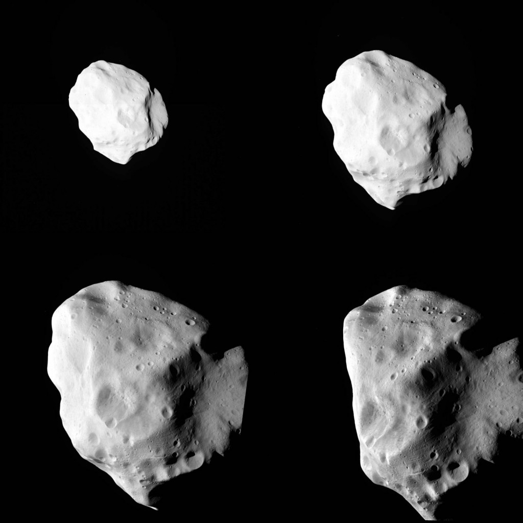 Пролет астроида 21 Лютеция зондом Розетта
