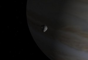Метида, спутник Юпитера. 3D модель.