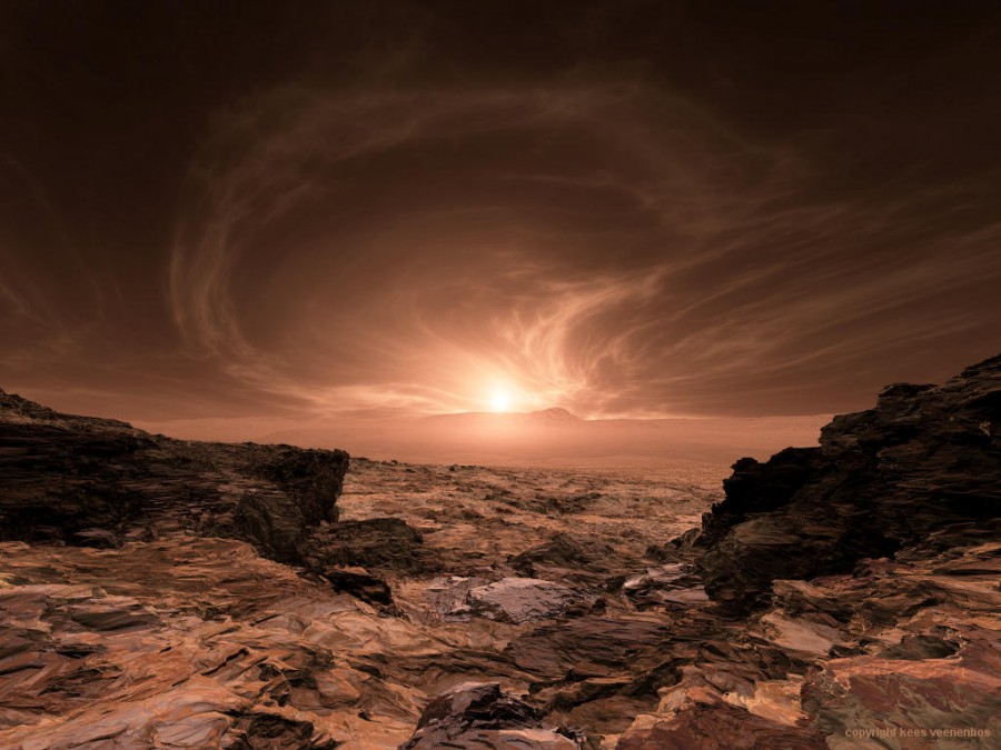 Ландшафт и атмосфера Марса сформировались и функционируют по тем же законам, что и на Земле