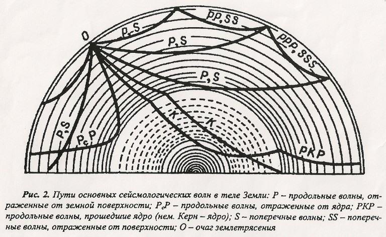 Какой тип сейсмических волн показан на рисунке