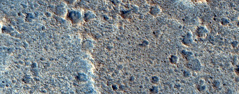 Плато Меридиана на Марсе (снимок с орбиты)