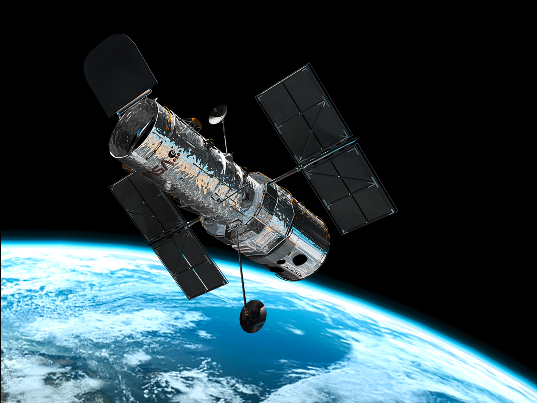 Самый большой космический аппарат. Космический телескоп Хаббл. Космический телескоп «ХАБЛ». НАСА телескоп Хаббл. Космический телескоп WFIRST.