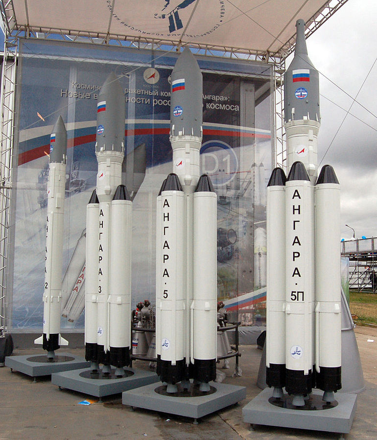 Макеты ракет семейства "Ангара"