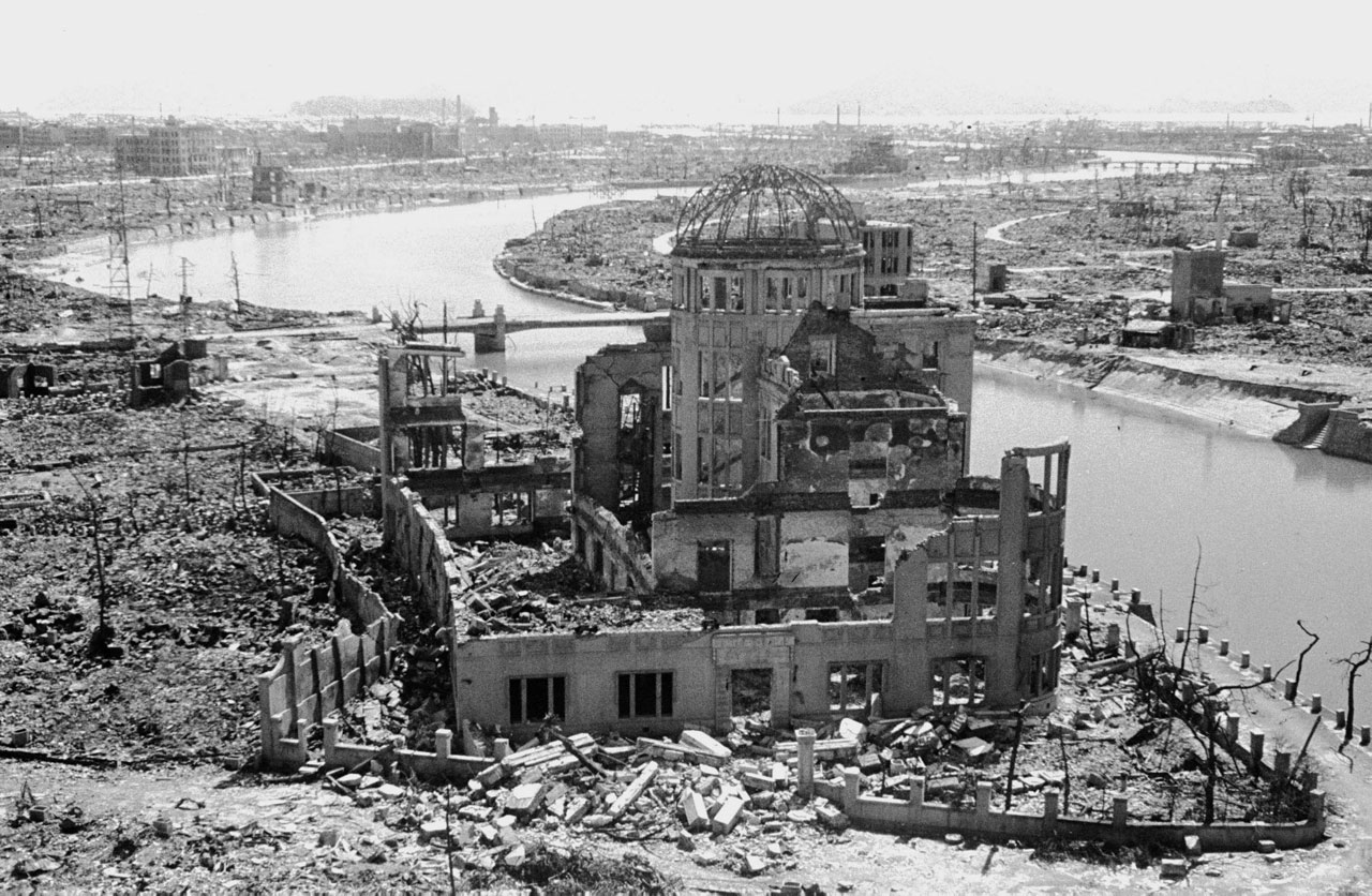 Этот дом находился за 260 метров от эпицентра взрыва в Хиросиме