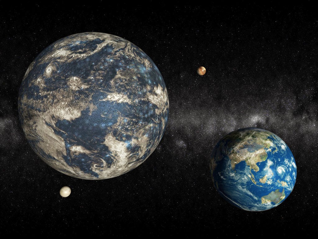 Земля и планета Нибиру, открытая с помощью фотошопа