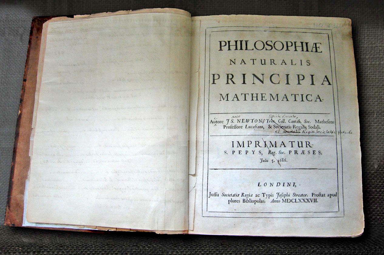 «Математические начала натуральной философии» Исаака Ньютона