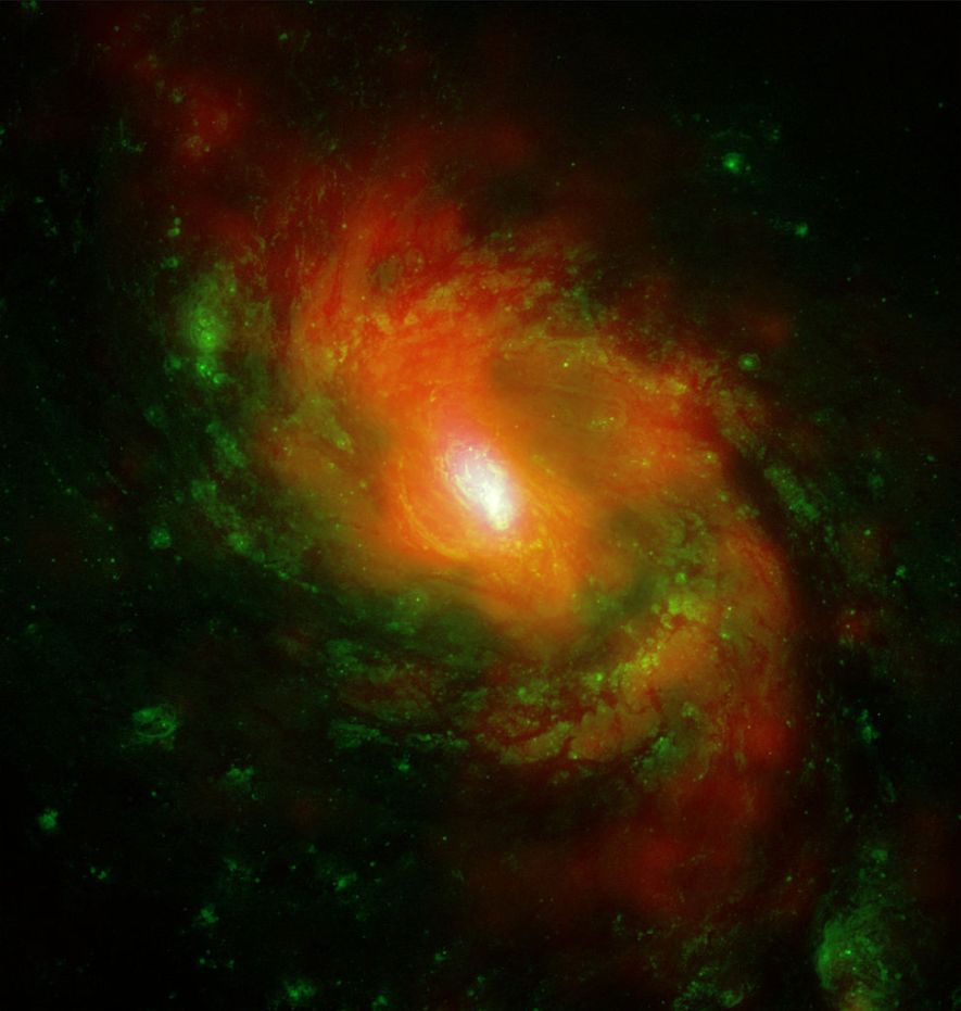 Спиральная галактика M77 в рентгеновском диапазоне