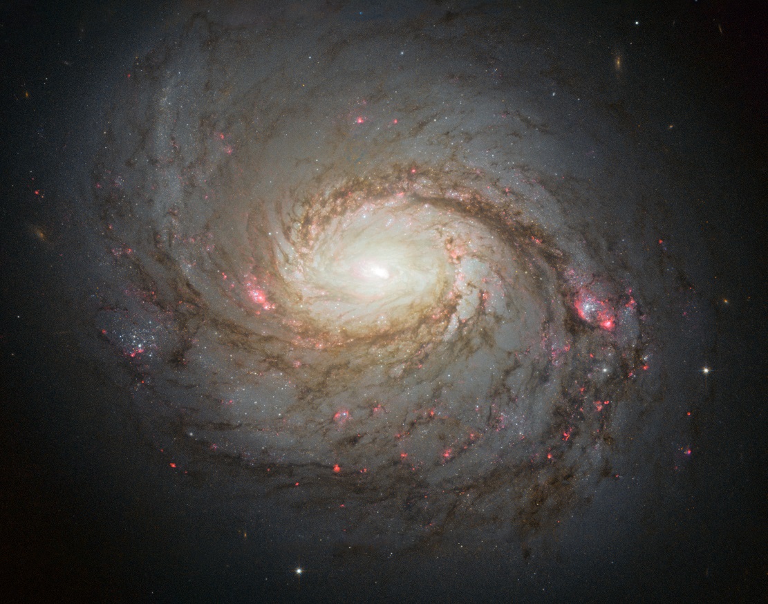 Спиральная галактика M77 (снимок телескопа Хаббл)