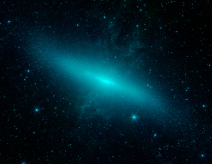 Галактика Сигара M82 в инфракрасном диапазоне