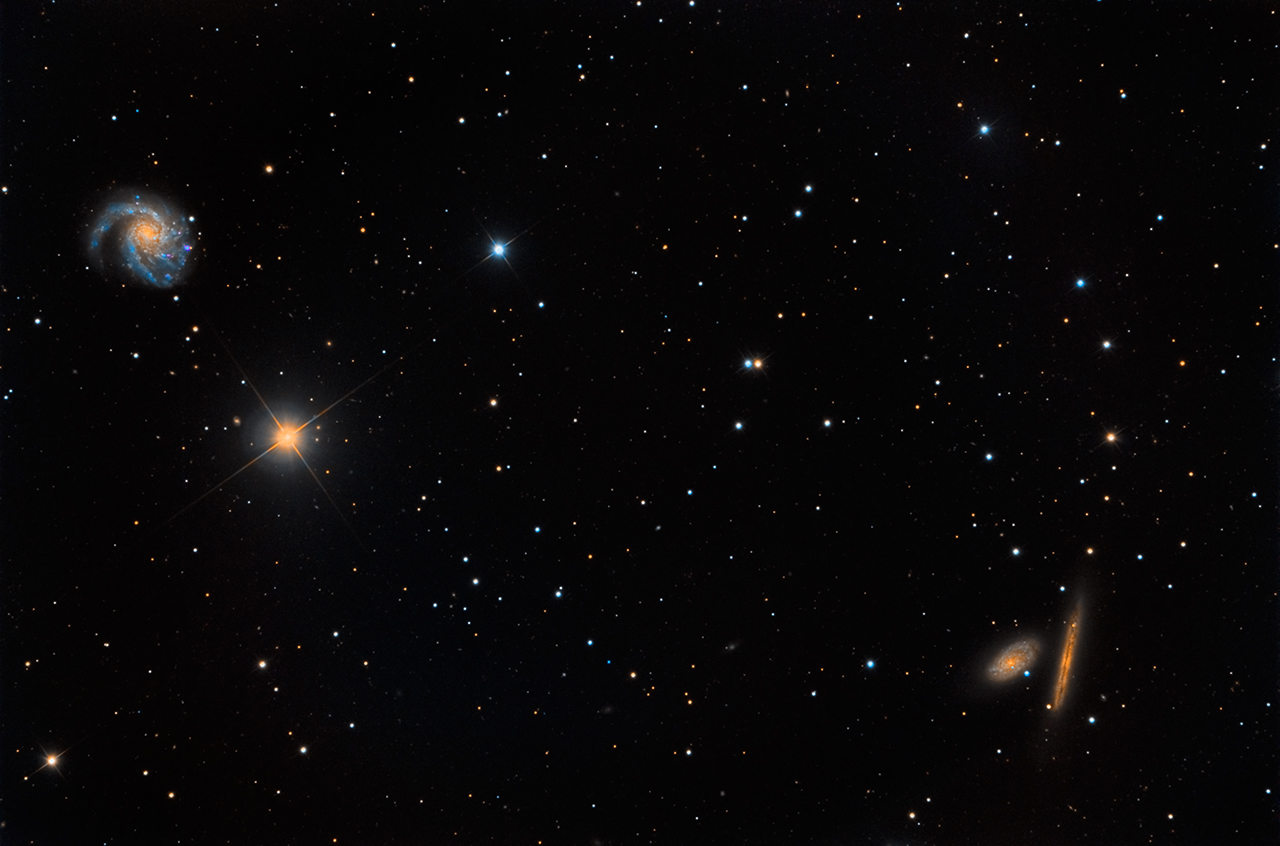 Галактика Мессье 99 и ее соседи