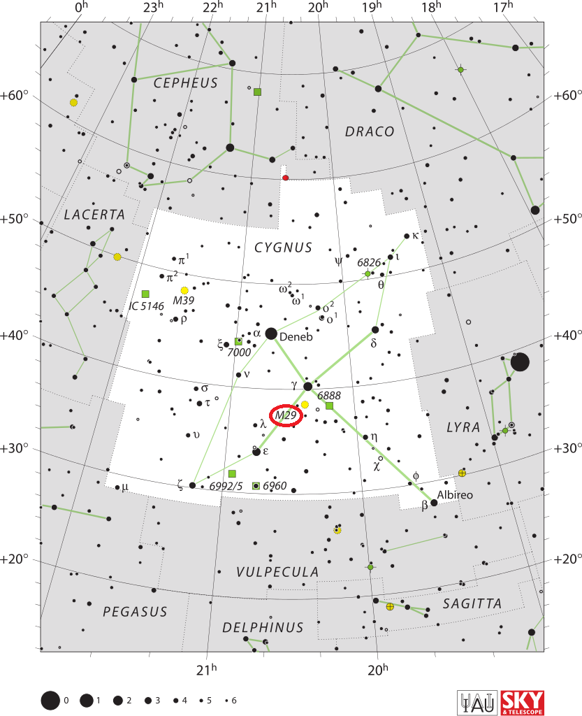 Рассеянное скопление Мессье 29