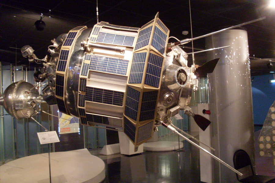 Макет станции из музея космонавтики в Москве
