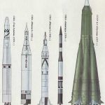Первые американские ракеты для запусков спутников (для сравнения указаны аналогичные носители других стран)