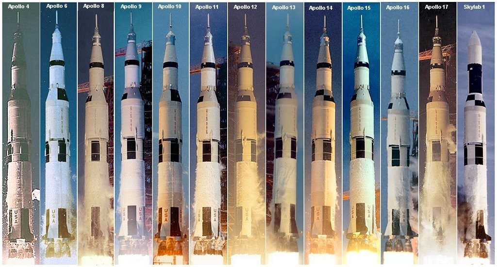 Запуски РН “Сатурн-5”
