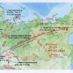 Трасы полетов советских баллистических ракет  в конце 50х годов 20 века