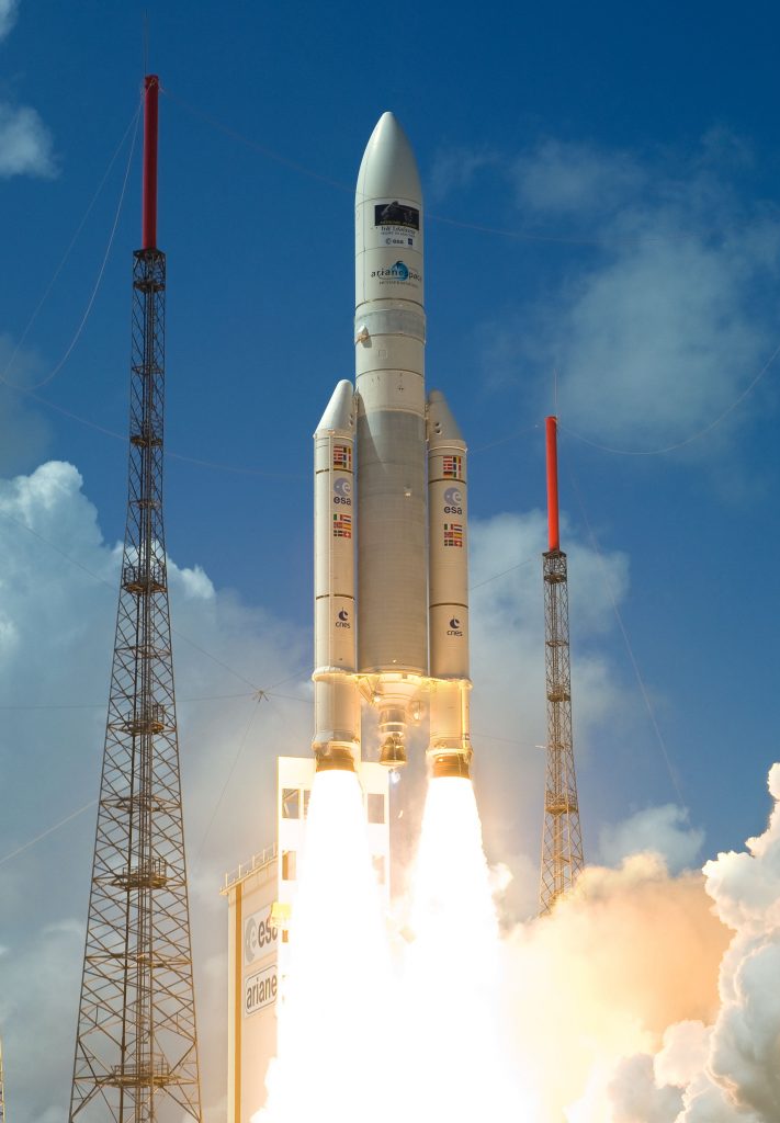 Запуск ракеты из Куру