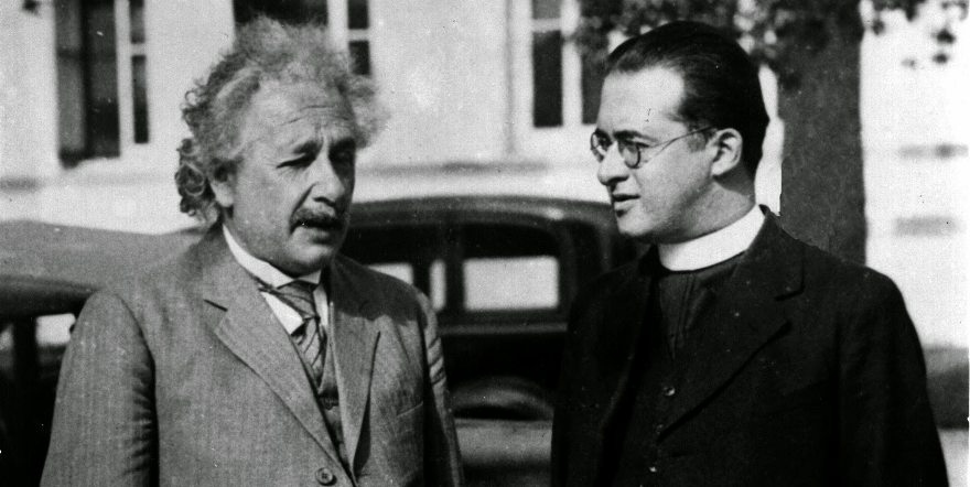 Жорж Леметр и Альберт Эйнштейн